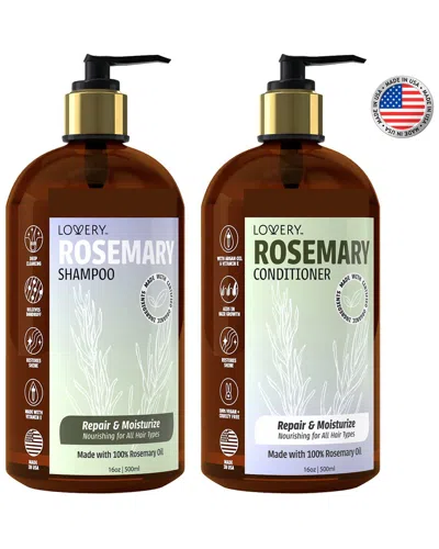 Lovery Rosemary Shampoo And Conditioner Gift Set In Brown