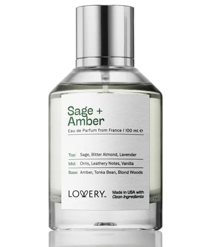 Lovery Sage + Amber Eau De Parfum, 3.4 Oz. In No Color