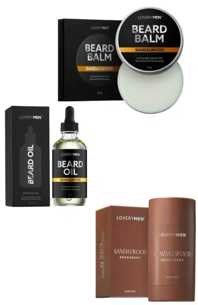 Lovery Sandalwood Grooming Set