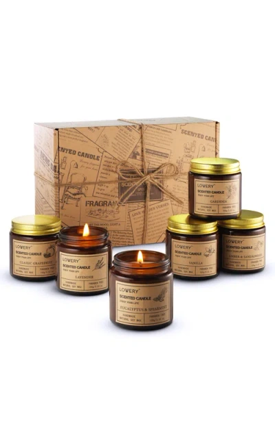Lovery Scented Candle 6-piece Gift Set In Multi