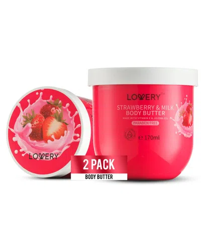 Lovery Strawberry Milk Whipped Body Butter In Transparent