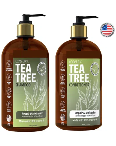 Lovery Tea Tree Shampoo And Conditioner Gift Set In Brown