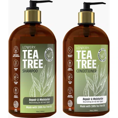 Lovery Tea Tree Shampoo And Conditioner Gift Set In Multi