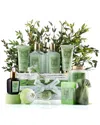 Lovery Teatree Bath Set Luxury Aromatherapy Home Spa, 15pc With Calming Mint In Green
