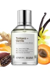 Lovery Tobacco And Vanilla Eau De Parfum, Made In Transparent