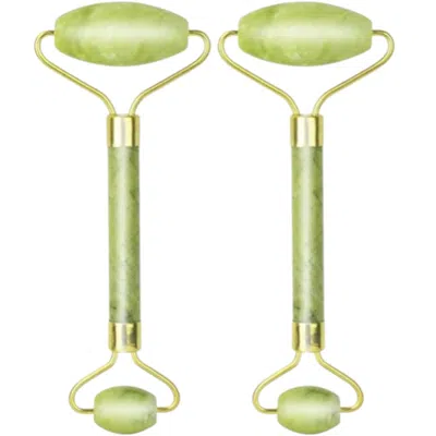 Lovery Unisex 2 Pack Jade Facial Roller In Multi