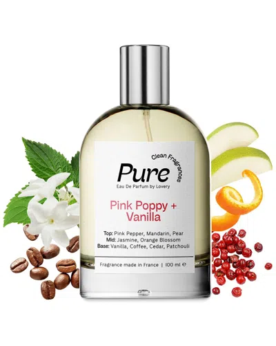 Lovery Unisex 3.4oz Pure Pink Poppy And Vanilla Edp In White