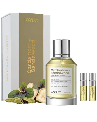 Lovery Unisex 3.58oz Plus Cardamom + Sandalwood Perfume Gift Set In Transparent