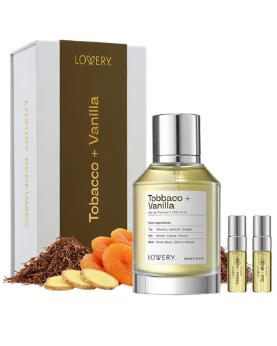 Lovery Unisex 3.58oz Plus Tobacco + Vanilla Edp 3pc Gift Set In Multi
