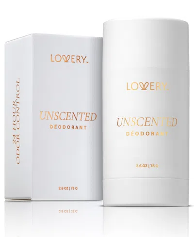 Lovery Unscented Deodorant Stick, 2.6 Oz. In No Color