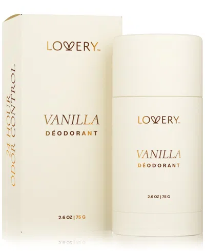 Lovery Vanilla Deodorant Stick, 2.6 Oz. In No Color