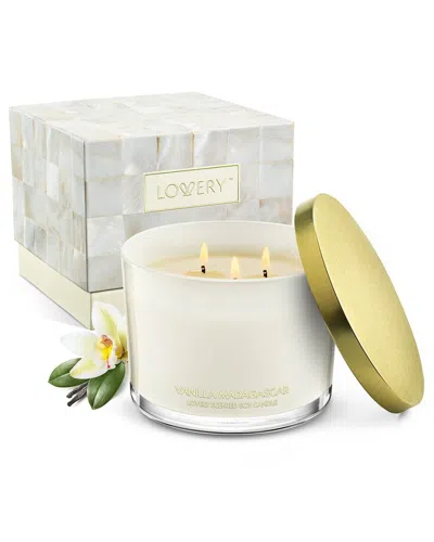Lovery Vanilla Madagascar 3-wick Soy Candle Gift Set In Multi