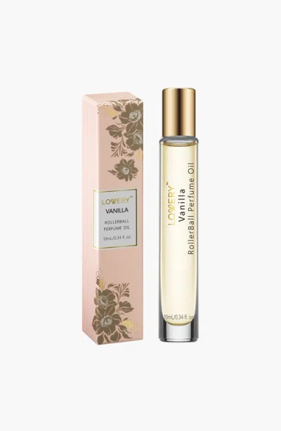 Lovery Vanilla Perfume Oil Roll-on Fragrance In Pale Yellow/light Amber