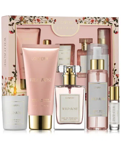 LOVERY LOVERY WILD ROSE BATH & BODY CARE FRAGRANCE SET