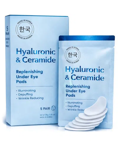 Lovery Women's Hyaluronic & Ceramide Under Eye Masks - Korean Skincare Hydrating Eye Pad Set - 5 Pai In Transparent