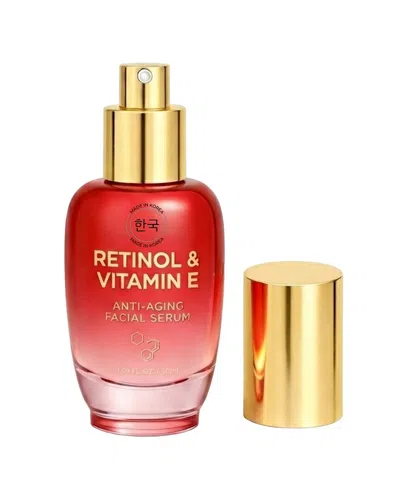 Lovery Women's Retinol & Vitamin E Rejuvenating Facial Serum - Korean Skincare Anti-aging Treatment In Red