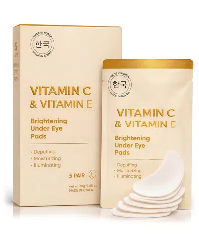 Lovery Women's Vitamin C & Vitamin E Brightening Under Eye Masks - Korean Skincare Hydrating Eye Pad In Transparent