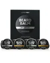 Lovery Men Beard Balm 4-pack Gift Set - Premium Gro
