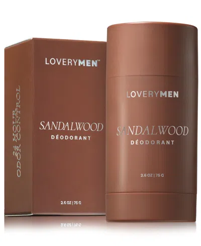 Lovery Men Sandalwood Deodorant Stick, 2.6 Oz. In No Color