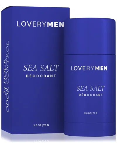 Lovery Men Sea Salt Deodorant Stick, 2.6 Oz. In No Color