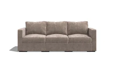 Lovesac 3 Seats (1 Deep) + 5 Sides (1 Deep) Sactional In Brown