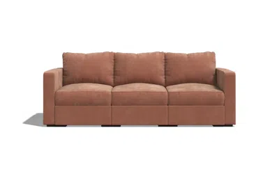 Lovesac 3 Seats (1 Deep) + 5 Sides (1 Deep) Sactional In Brown