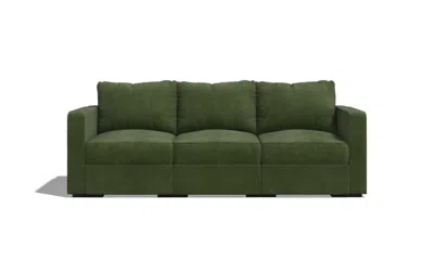 Lovesac 3 Seats (1 Deep) + 5 Sides (1 Deep) Sactional In Green