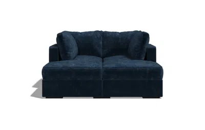 Lovesac 4 Seats (2 Deep) + 4 Sides Sactional In Blue