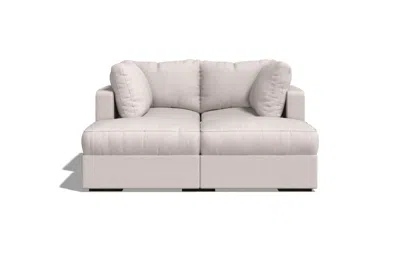 Lovesac 4 Seats (2 Deep) + 4 Sides Sactional In Neutral