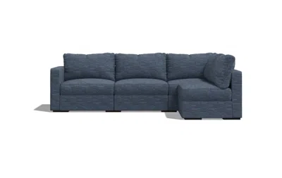 Lovesac 4 Seats + 6 Sides Sactional In Blue