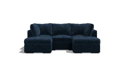 Lovesac 5 Seats (1 Deep) + 5 Sides (1 Deep) Sactional In Blue