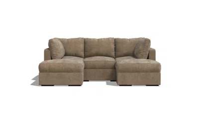 Lovesac 5 Seats (1 Deep) + 5 Sides (1 Deep) Sactional In Brown