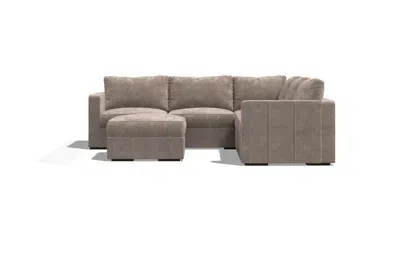 Lovesac 6 Seats (1 Deep) + 8 Sides (1 Deep) Sactional In Brown