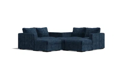 Lovesac 7 Seats (4 Deep) + 8 Sides Sactional In Blue