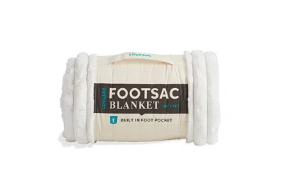 Lovesac Footsac Blanket: Dove Channeled Phur In Neutral