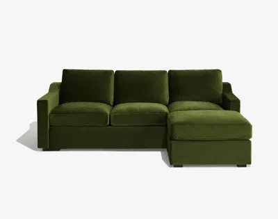 Lovesac Snugg Chaise 3-cushion Sofa In Green