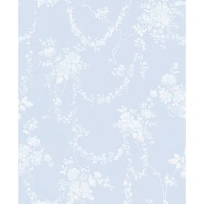 Loveshackfancy 33' L X 20.5'' W Wallpaper Roll In Blue