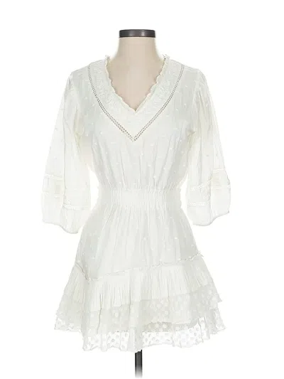 Loveshackfancy 3/4 Sleeve Blouse In White