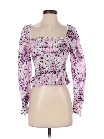 Pre-owned Loveshackfancy 3/4 Sleeve T-shirt In Pink