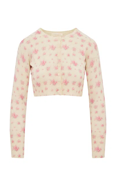 Loveshackfancy Adeanne Knit Cardigan In Multi