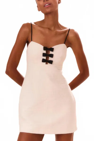 Loveshackfancy Adelaide Mini Dress In Cream In Pink