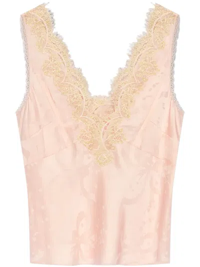 Loveshackfancy Adette Top In Pink