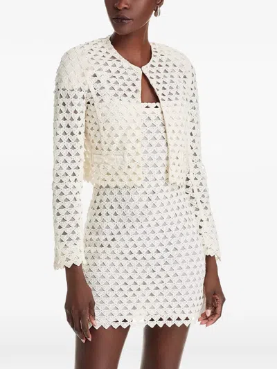 Loveshackfancy Alaya Cardigan In White