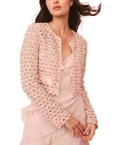 Loveshackfancy Alaya Jacket In Pink