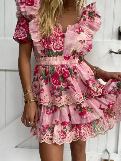 Loveshackfancy Aldina Dress Pink Desert