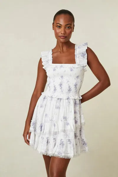 Loveshackfancy Aline Dress Misty Sea In White