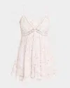 Loveshackfancy Kerielle Embroidered Eyelet Cotton Sundress In Confetti Bloom