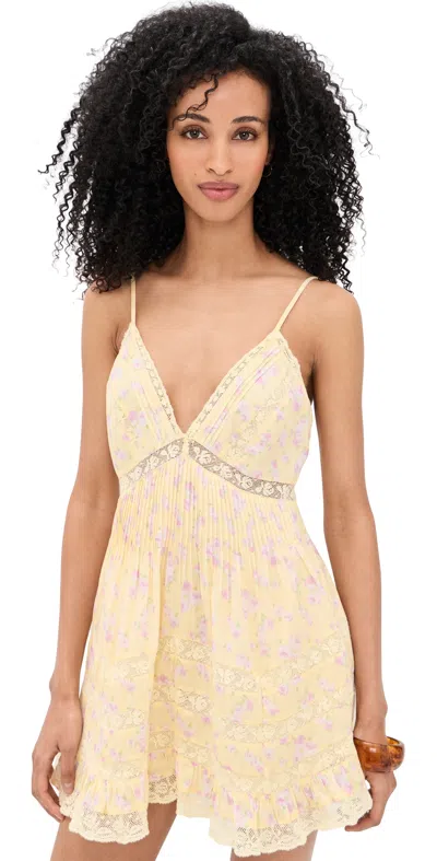 Loveshackfancy Alonna Dress Lemon Spritz In Yellow