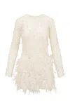 Loveshackfancy Alouetta Pearl Embellished Mini Dress