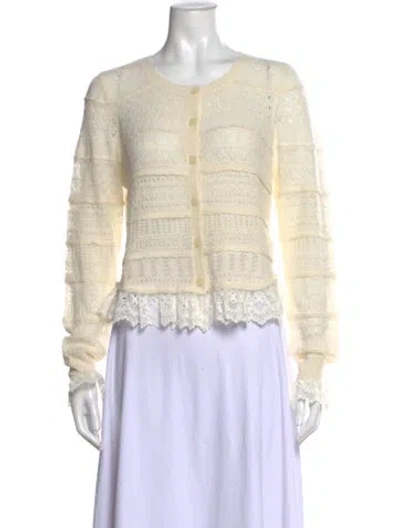 Pre-owned Loveshackfancy Alpaca Long Dress W/ Tags In Neutral